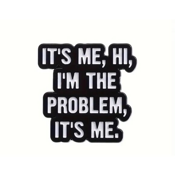 Unknown Brand Jewelry - Taylor Swift "I'm The Problem" Lyrics Anti-Hero Enamel Pin Brooch Swiftie Gift